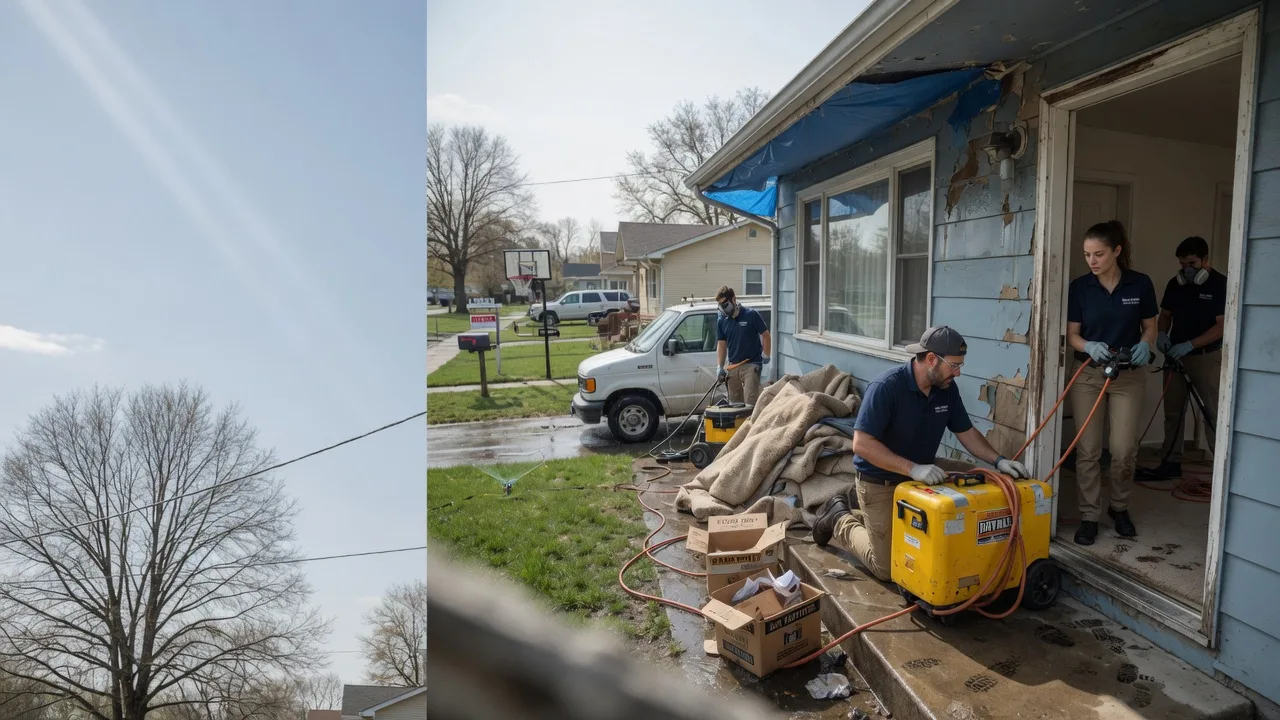 Basement Flood Cleanup in Washington Court House, OH near me